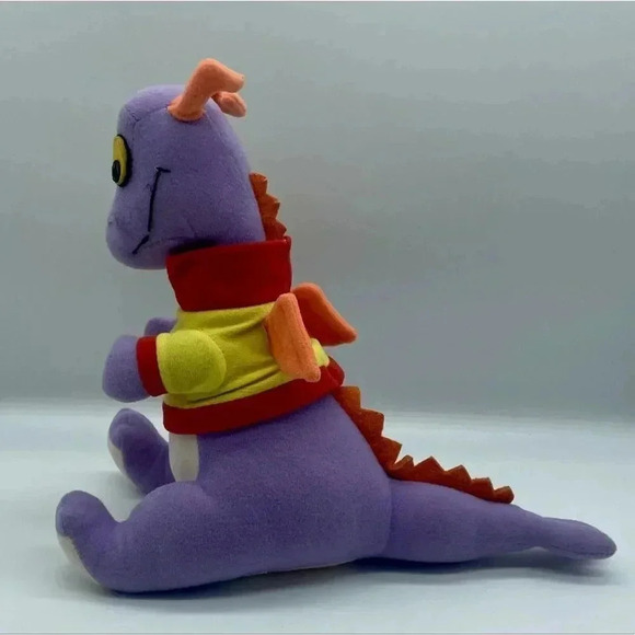Vintage FIGMENT 1982 Walt Disney World Epcot Plush Purple Dragon 13” L x 10” H - Picture 3 of 5